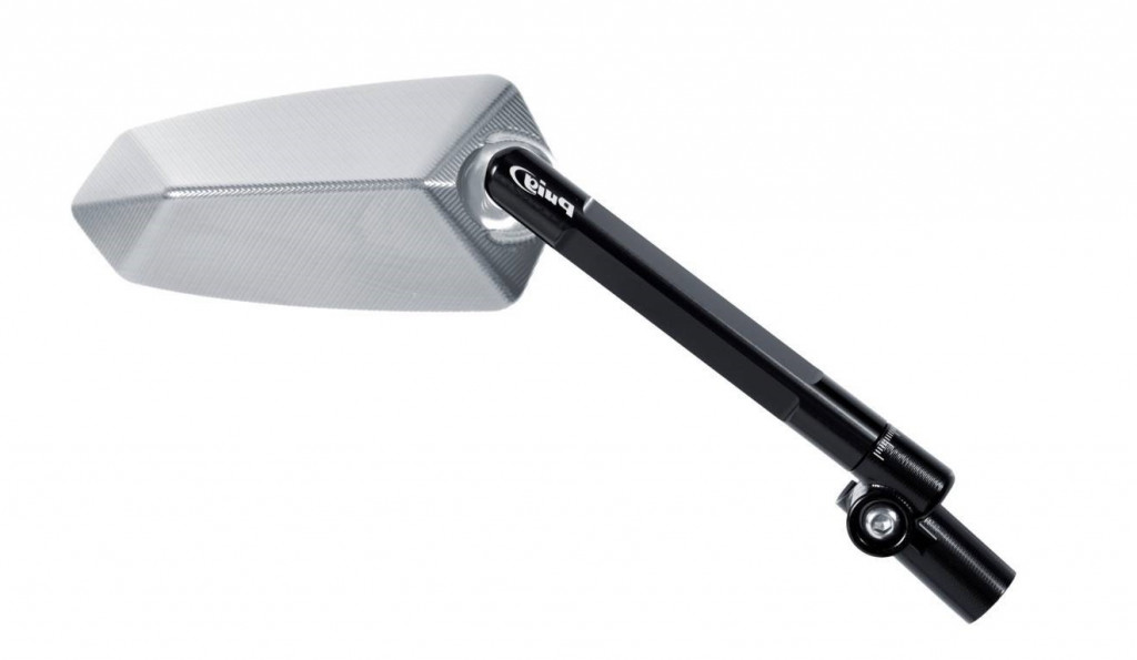 Uzvratni retrovizor PUIG F1.1. 017DN anodized aluminium / black right (including adapter)