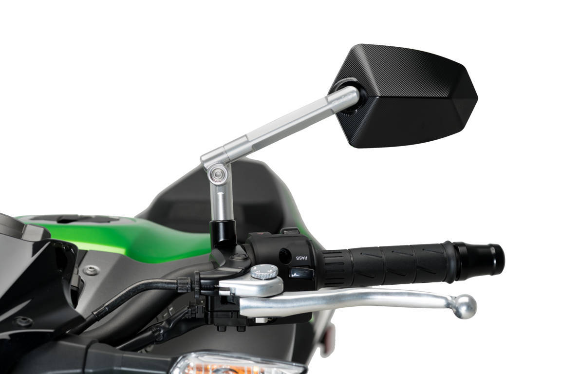 Uzvratni retrovizor PUIG GT.1 019DN anodized aluminium / black left