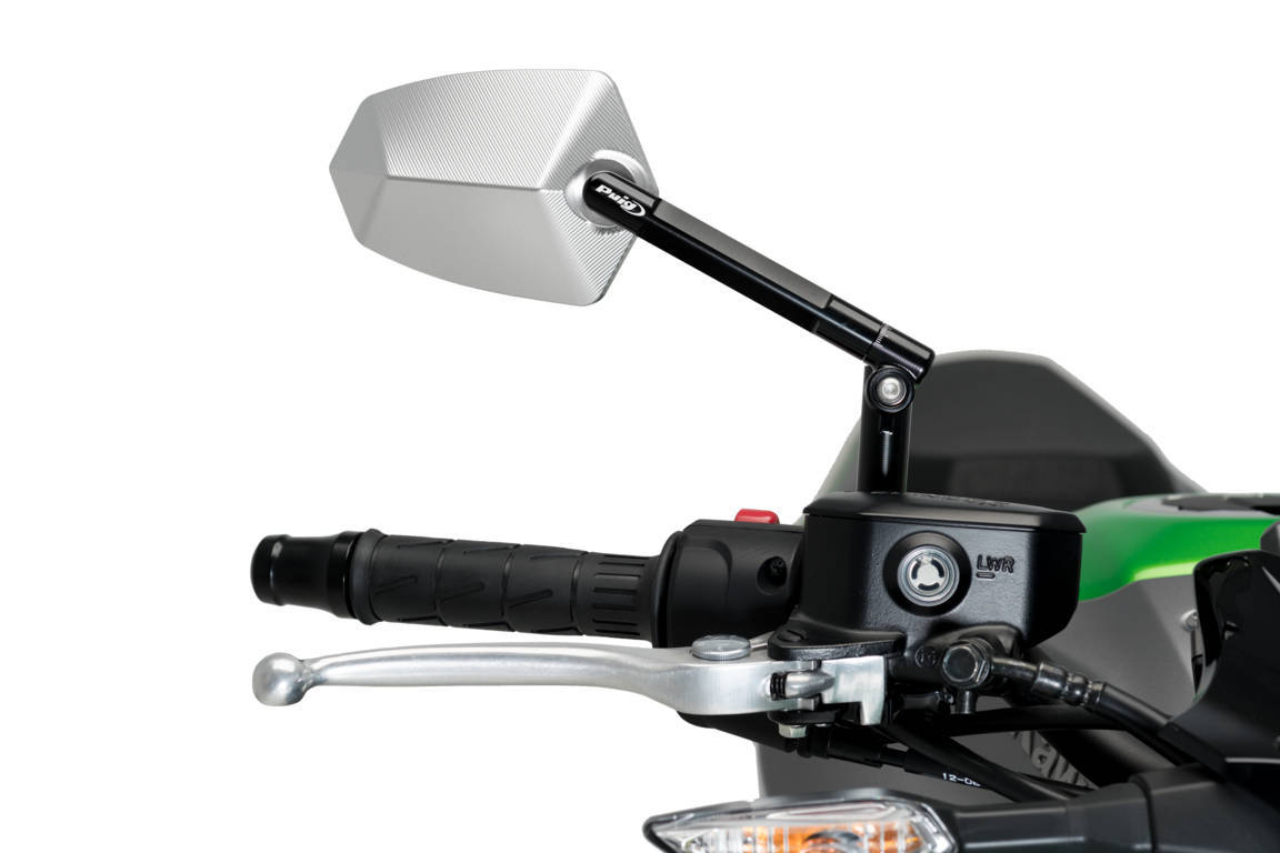 Uzvratni retrovizor PUIG GT.1 020ND black / anodized aluminium right