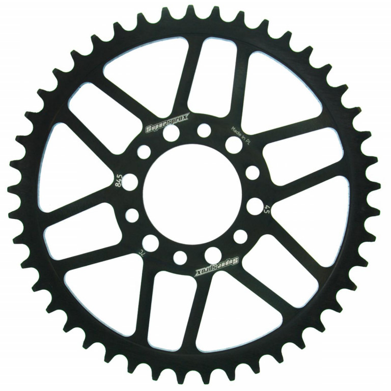 Lančenik zadnji SUPERSPROX RFE-845:45-BLK Crni 45T, 520