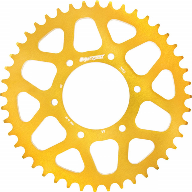 Rear ALU sprocket SUPERSPROX RAL-7093:44-GLD zlato 44T