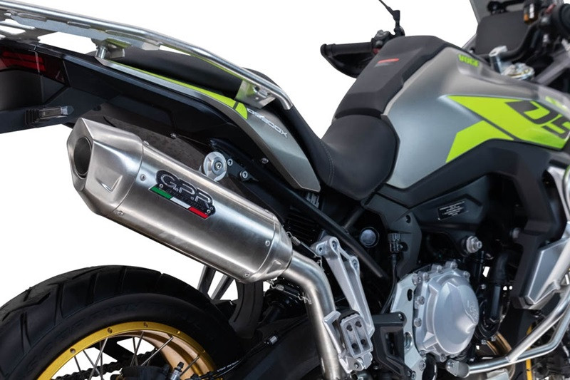 Slip-on exhaust GPR FURORE-X ACCIAIO BRK24.VO.7.FUXIO Brushed Stainless steel