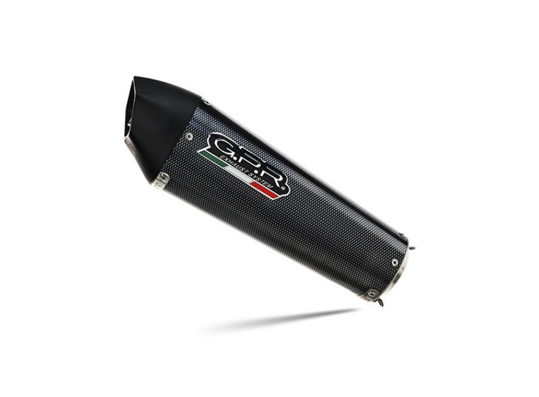 Slip-on exhaust GPR ROAD-STRADA H.91.GPAN.PO Matte Black including removable db killer