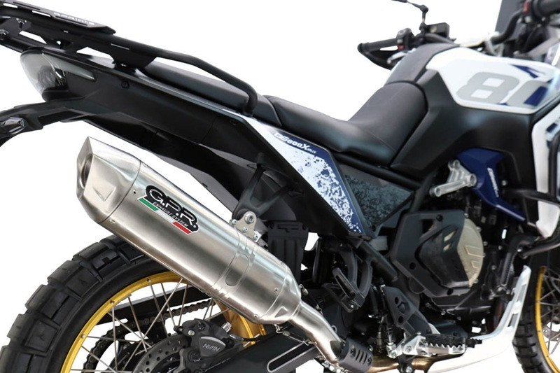 Slip-on exhaust GPR FURORE-X ACCIAIO INOX VO.9.RACEDB.FUXIO Brushed Stainless steel