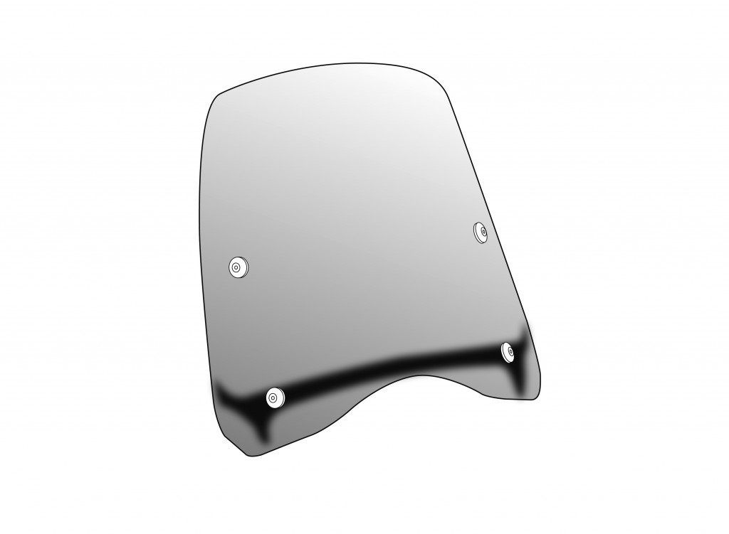Windshield PUIG T.G. 0744W transparent