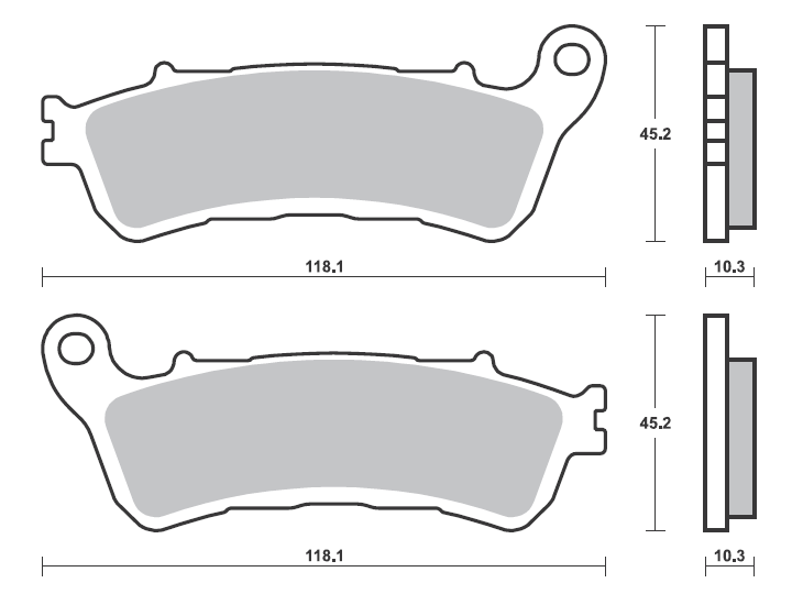 Disk pločice BREMBO 07HO66SP