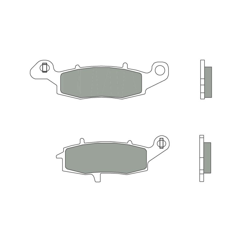Disk pločice BREMBO 07KA15CC CC ROAD