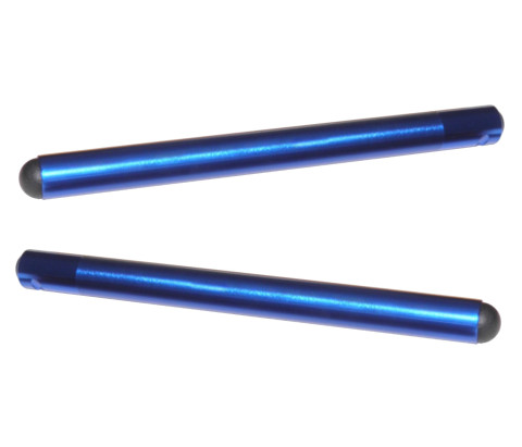 Clip-ons ACCOSSATO TB002 aluminium, 250mm with caps, Blue