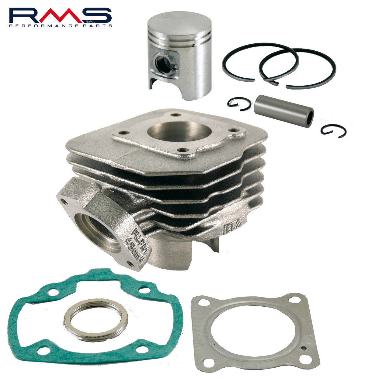 Cylinder kit RMS Air-Cooled EVOK Peugeot 50cc 100081130 (air cooled)