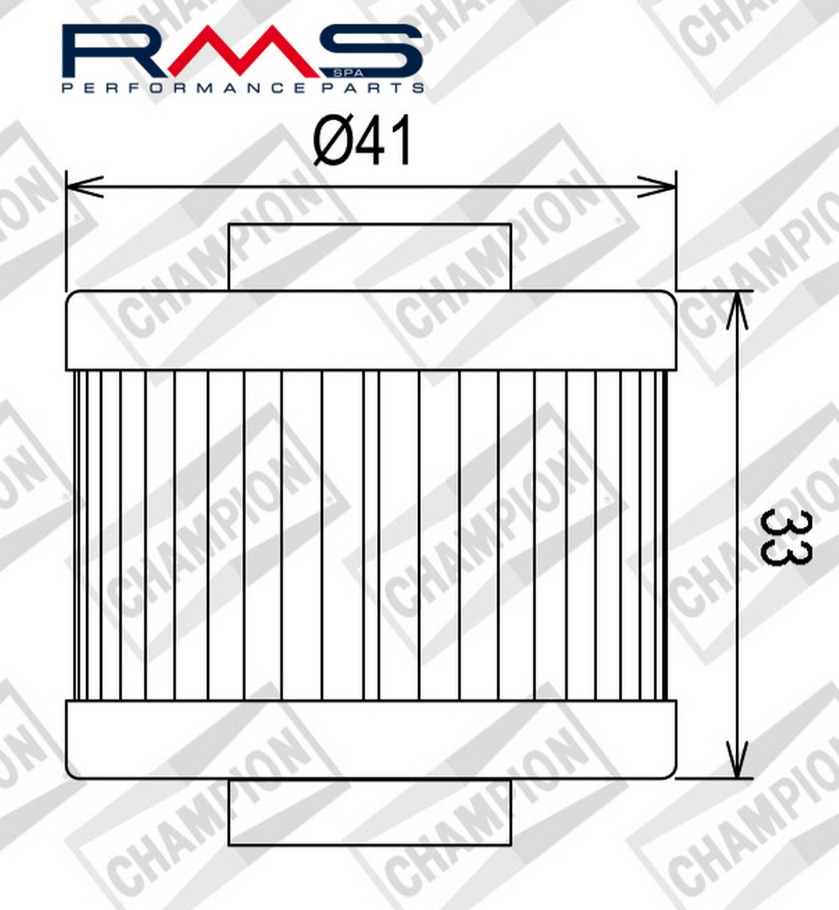 Filter ulja CHAMPION COF085 100609025