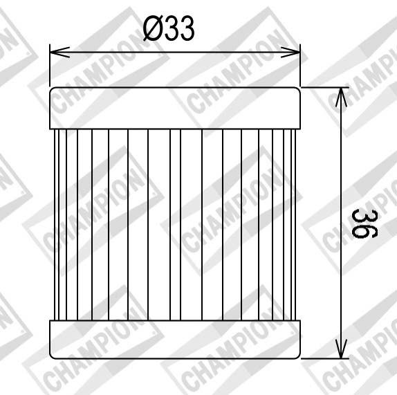 Filter ulja CHAMPION COF081 100609035