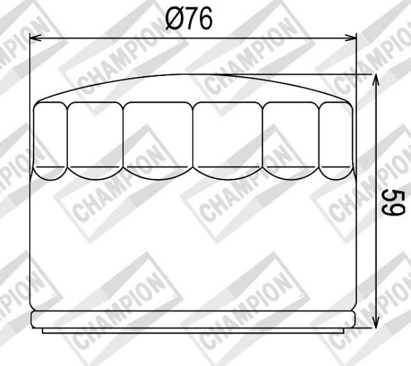 Filter ulja CHAMPION COF4528 100609125