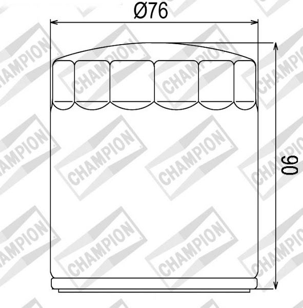 Filter ulja CHAMPION COF451 100609155