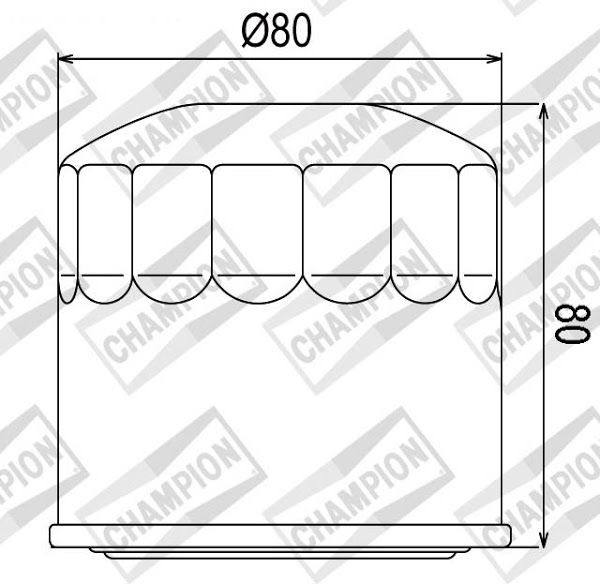 Filter ulja CHAMPION COF102 100609245