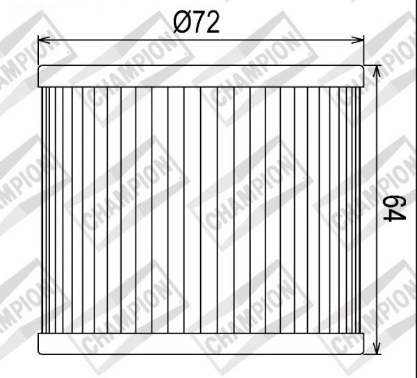 Filter ulja CHAMPION COF033 100609275