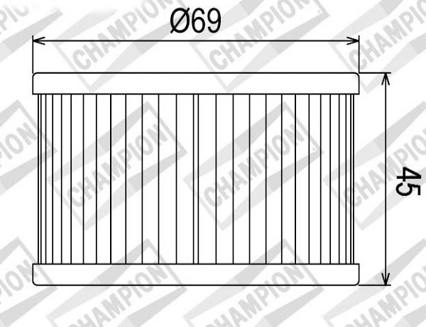 Filter ulja CHAMPION COF011 100609325