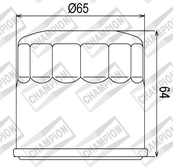 Filter ulja CHAMPION COF104 100609355