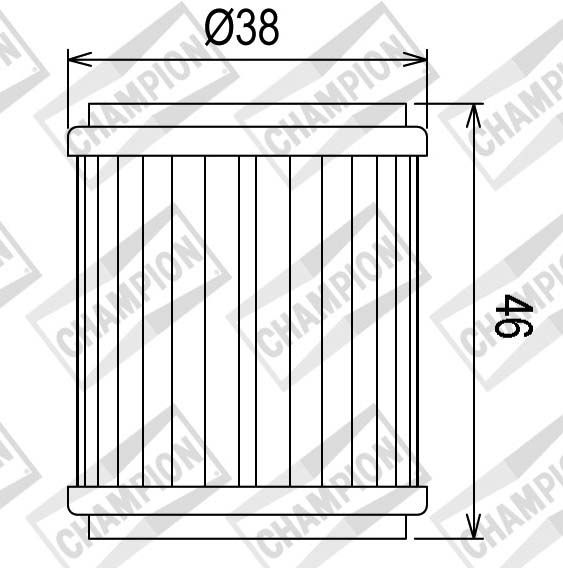 Filter ulja CHAMPION COF041 100609385