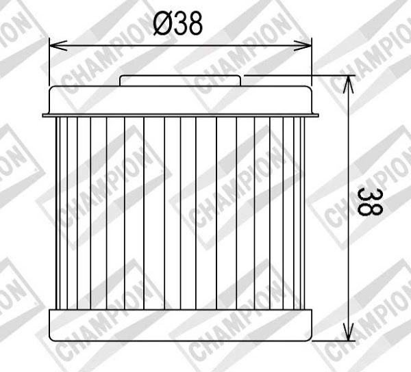 Filter ulja CHAMPION COF067 100609475