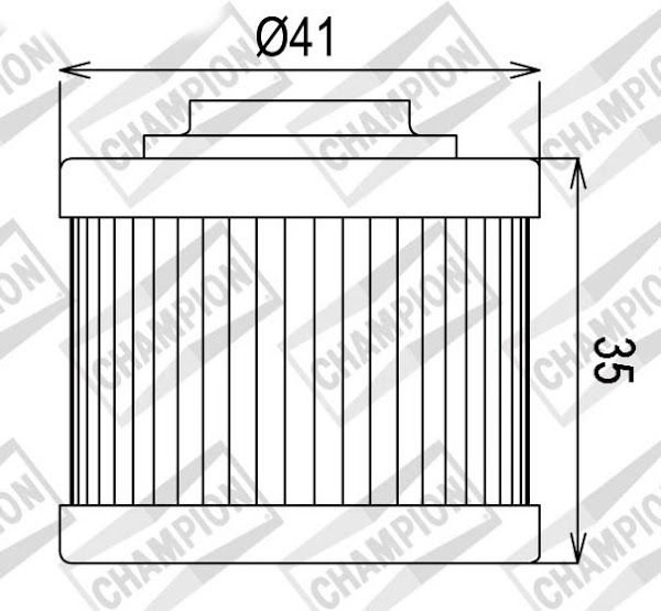 Filter ulja CHAMPION COF086 100609495