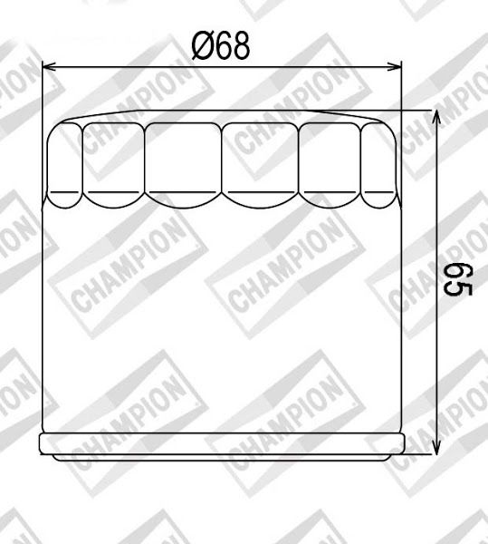 Filter ulja CHAMPION COF091 100609755