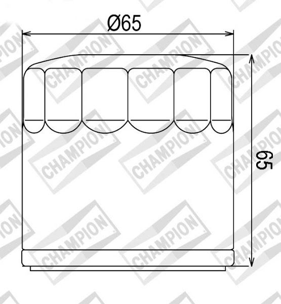 Filter ulja CHAMPION COF453 100609765