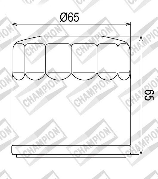 Filter ulja CHAMPION COF454 100609795