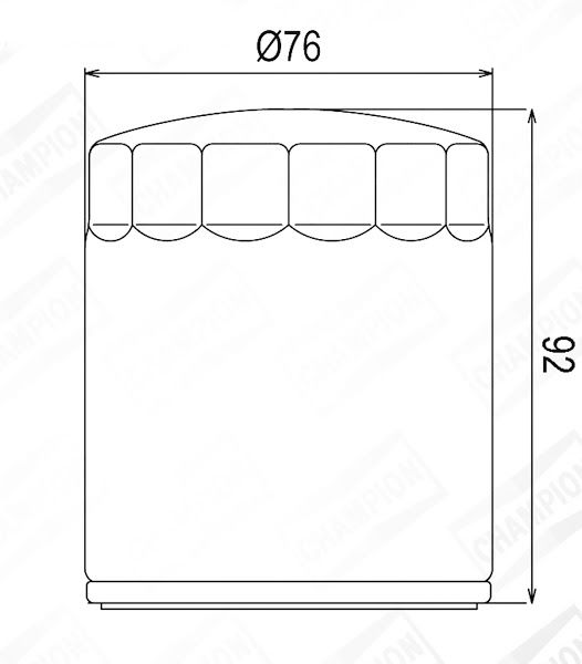 Filter ulja CHAMPION COF071B 100609975