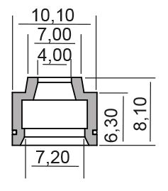 Oil seal RMS 100669250 valve stem