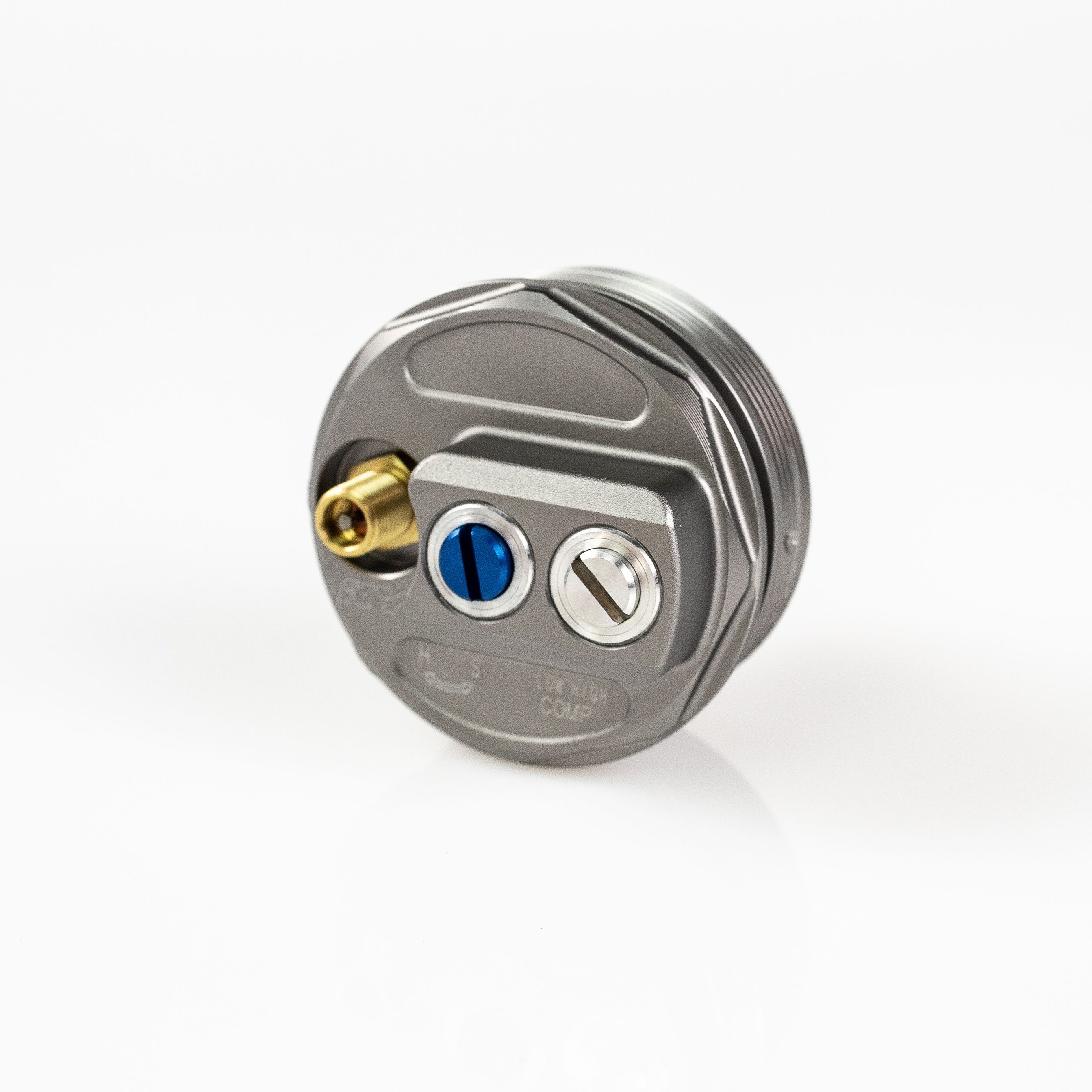 Top cap assy KYB 110060007501 left , 8 click / 1 lap