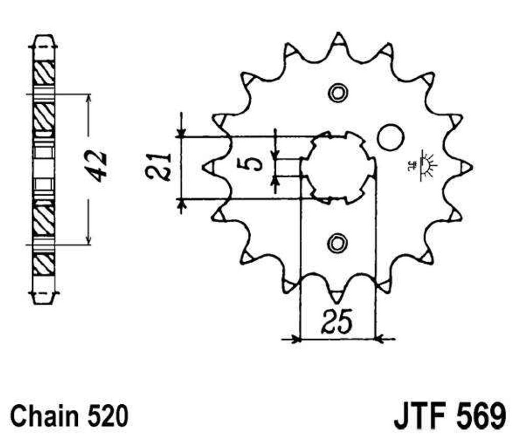 LANČANIK-JTF 569-13 13T, 520---JT