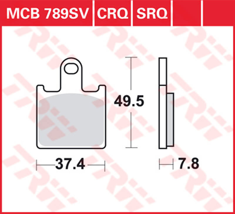 KOČIONE PLOČICE-225112441 / MCB 789 SV---LUCAS