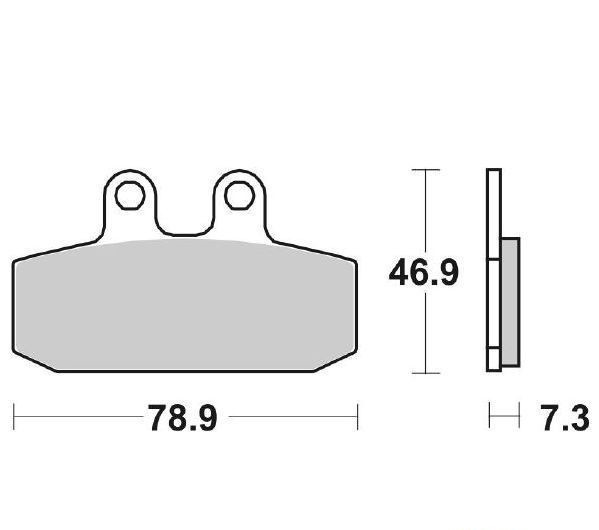 KOČ. PLOČICE-225108589 / FDB438EF/225100060---FERODO