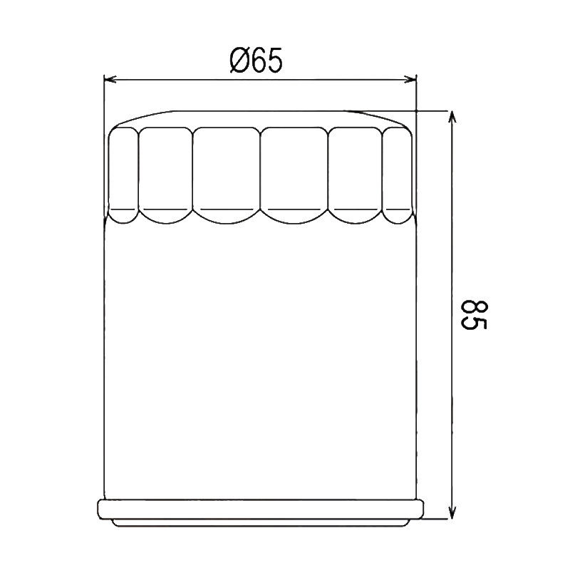 FILTER ULJA-97M148K // HF148---POWERFLUX