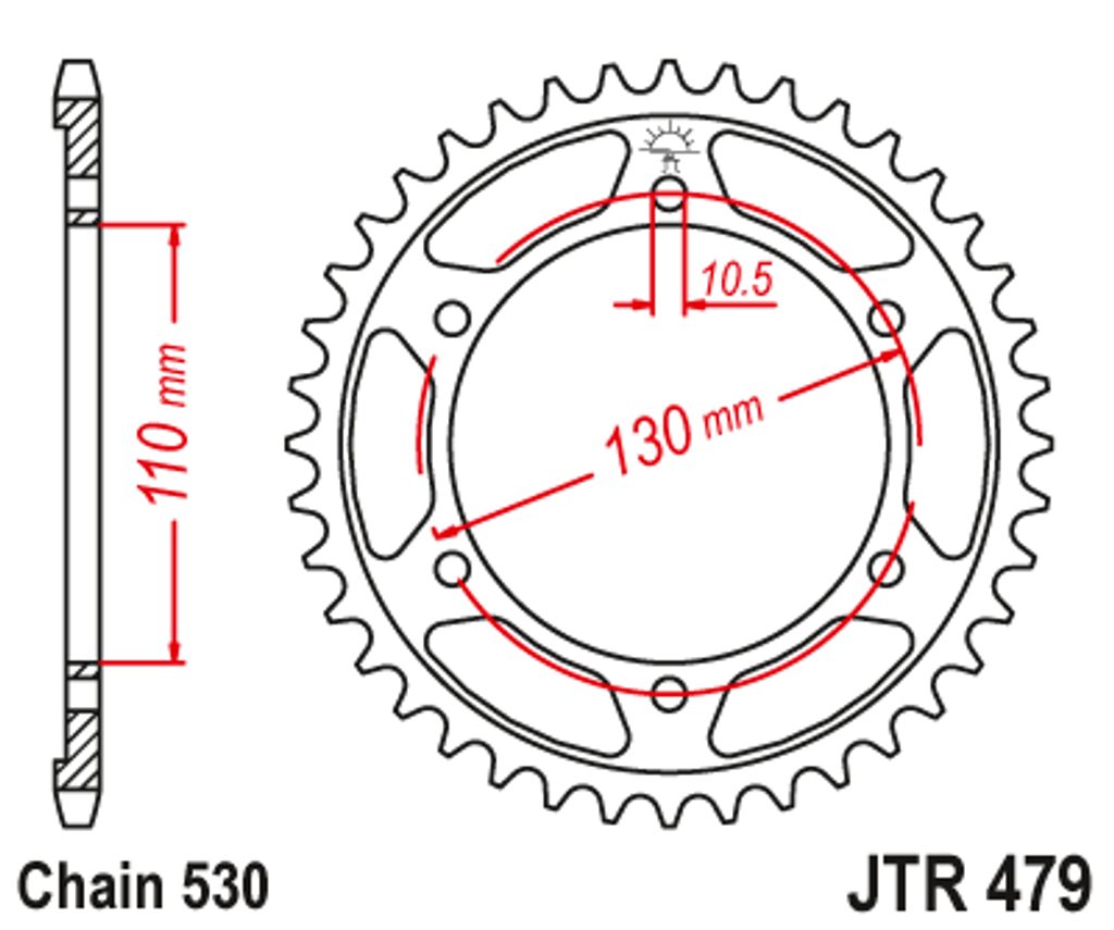 LANČANIK-JTR 479-48 48T, 530---JT