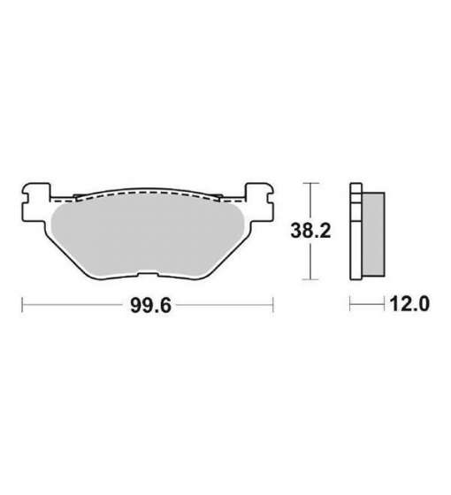 KOČIONE PLOČICE-225108655-FDB2126EF Eco Friction---FERODO