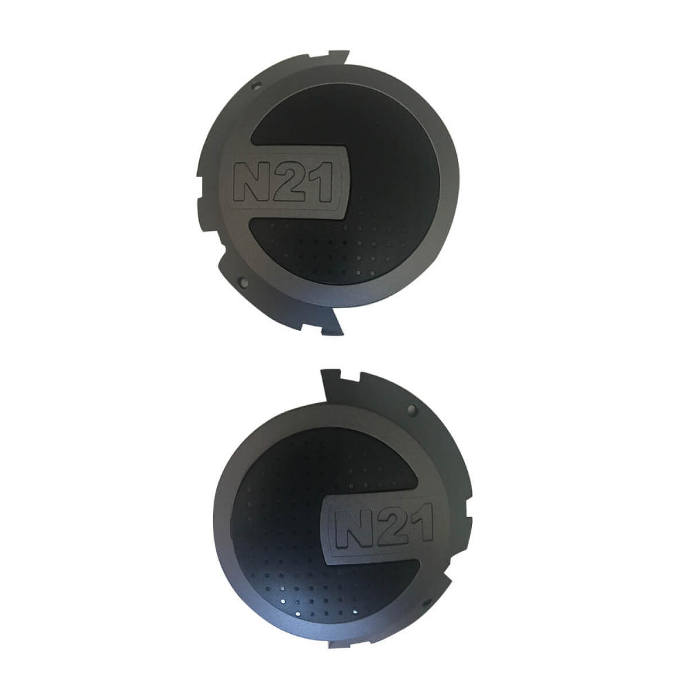 POKLOPCI VIZIRA-SP.COVERS.VISOR.DARK INOX FLAT-BLACK.N21VISOR--BLACK-NOLAN GROUP