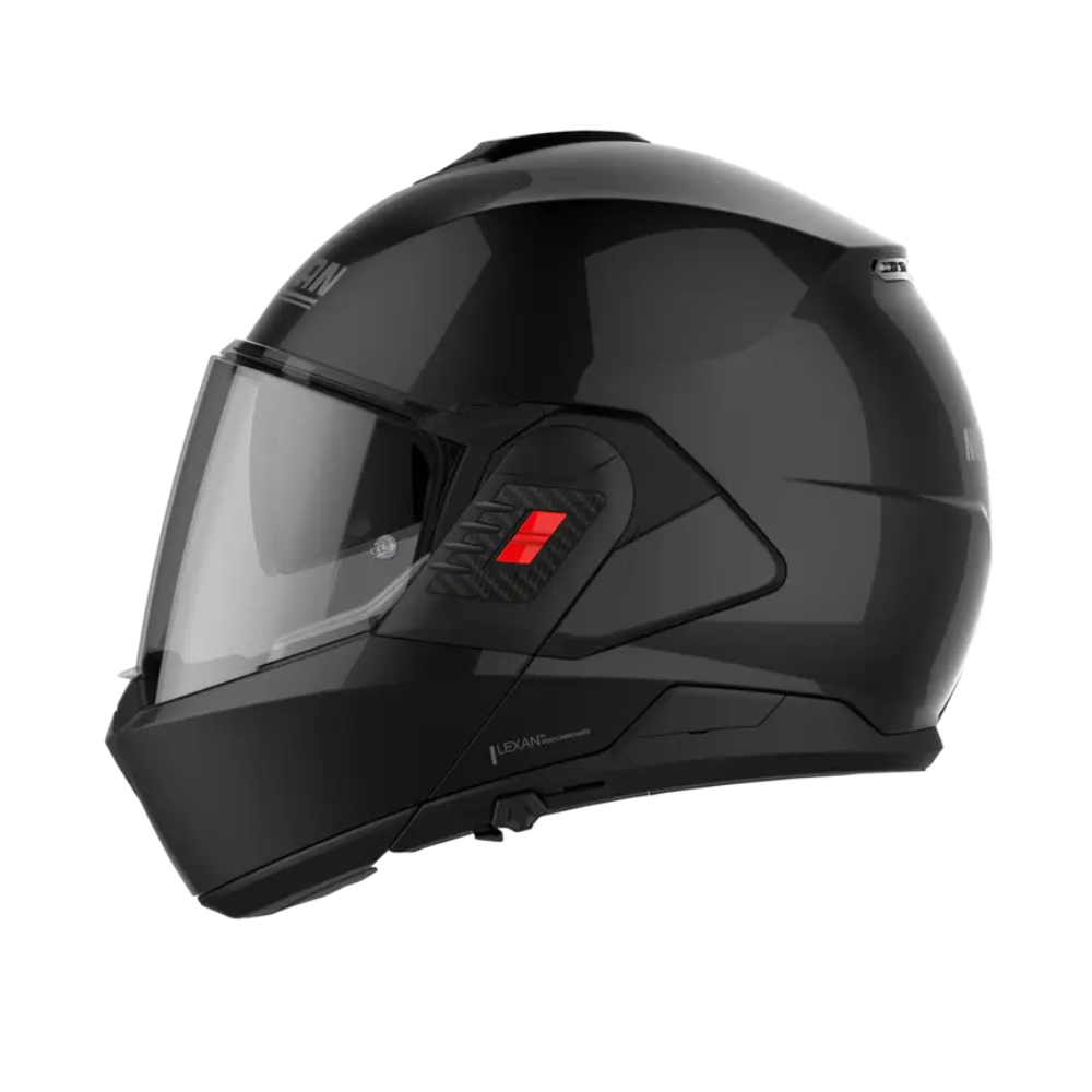 KACIGA-N120-1 CLASSIC N-COM-XXL-3 GLOSSY BLACK-NOLAN GROUP