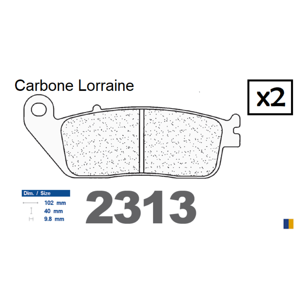 KOČIONE PLOČICE-2313 A3+---Carbone Lorraine