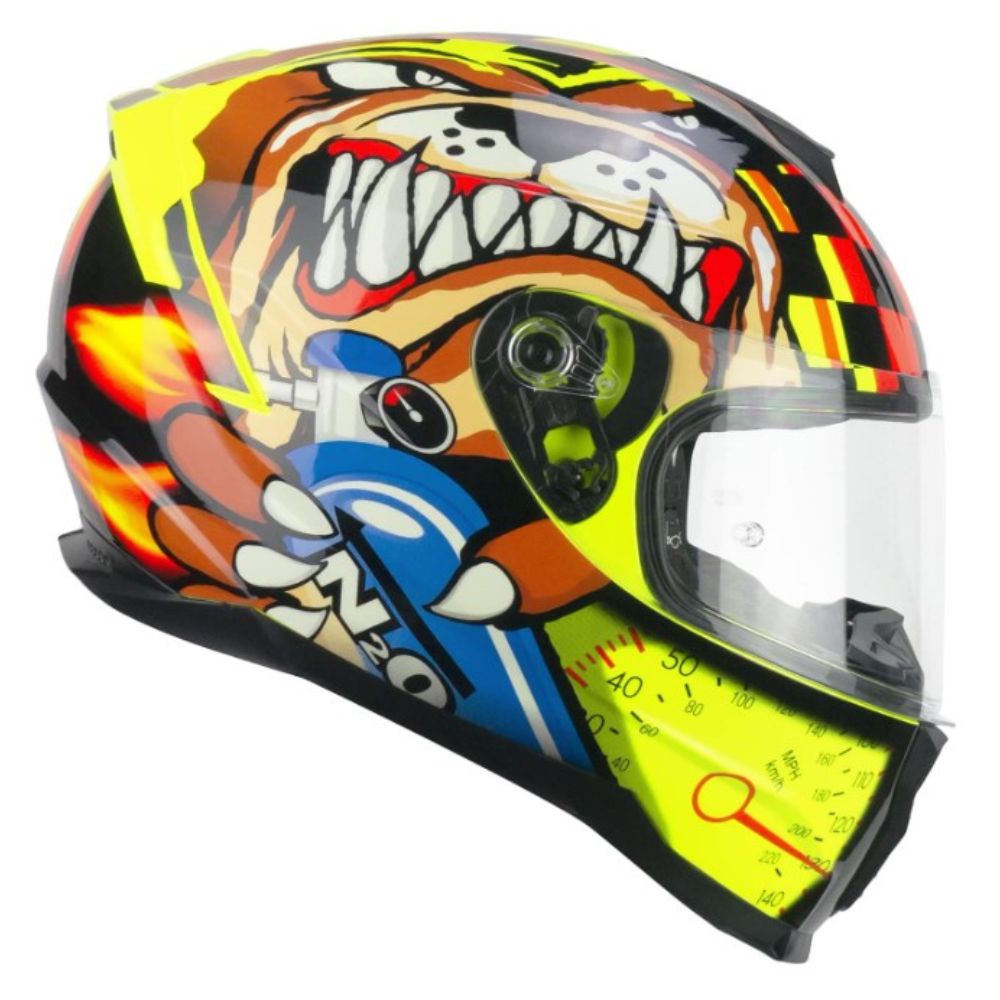 KACIGA-320S-ALA-83 NEUTRON N20-S-NERO GIALLO FLUO ROSSO-CGM