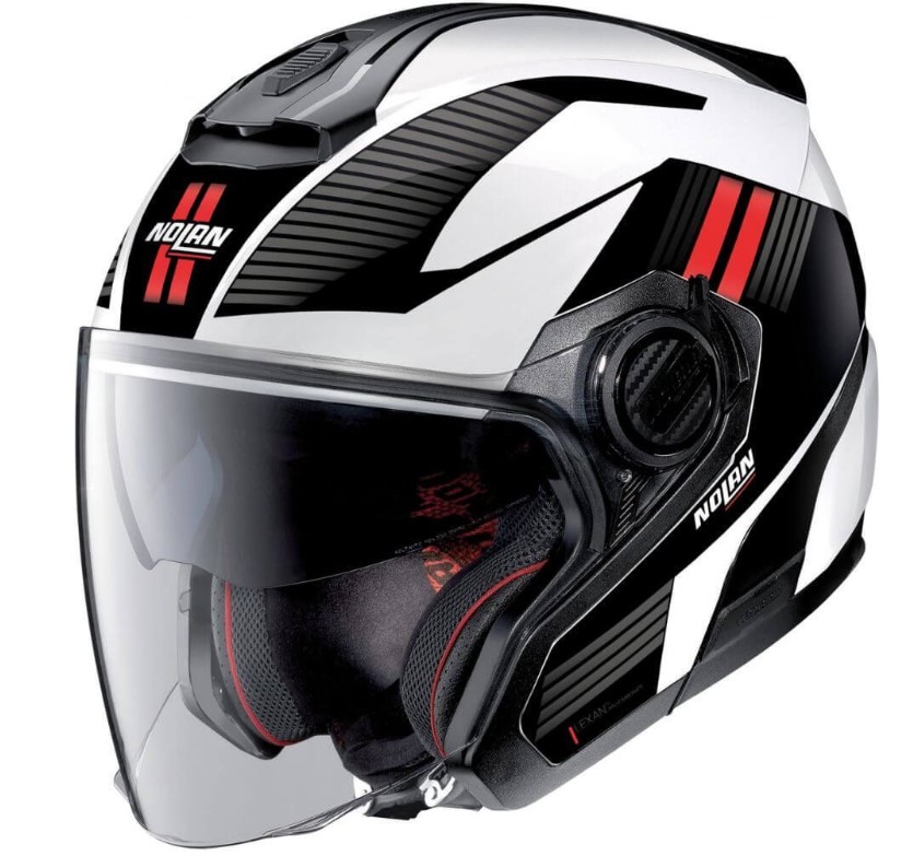KACIGA-N40-5 06 CROSSWALK N-CO035 XL-XL-035 METAL WHITE (BLACK - RED)-NOLAN GROUP