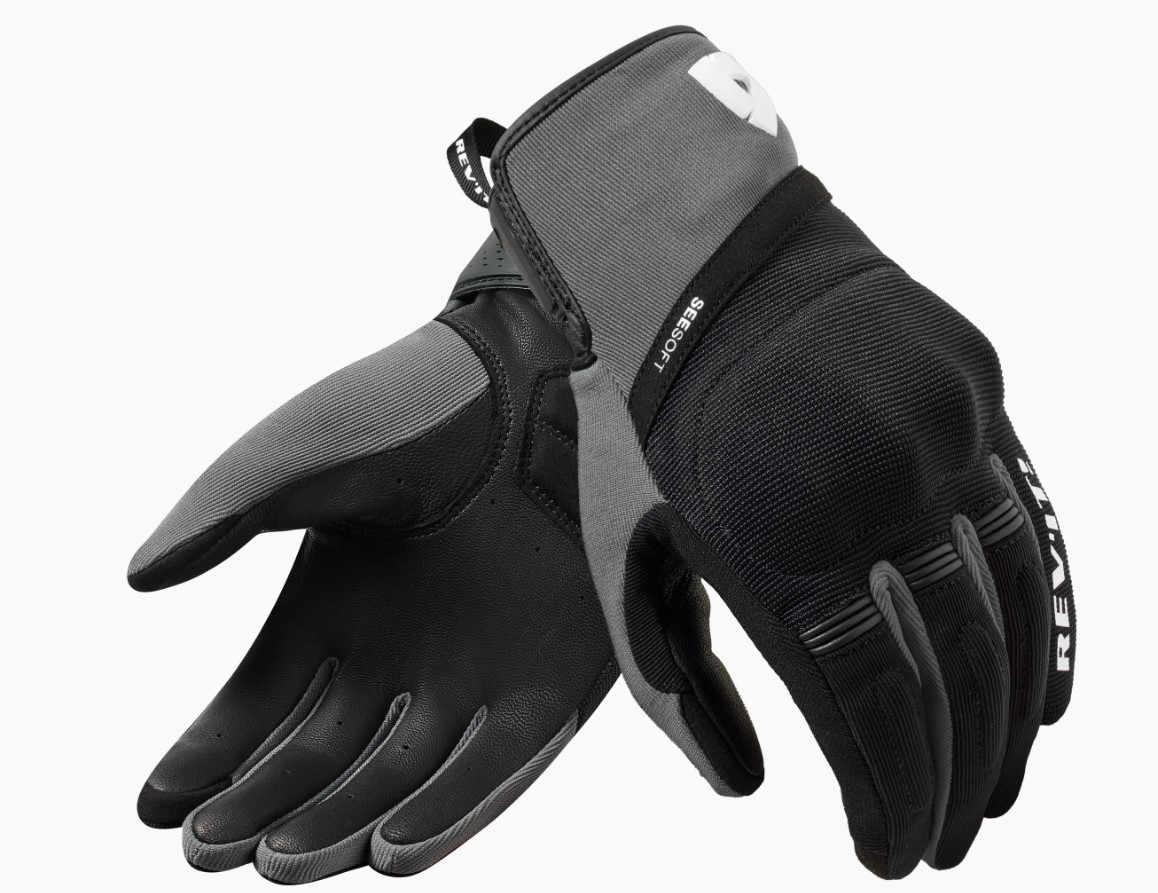 RUKAVICE-Mosca 2 1150 FGS203-M-BLACK/GREY-REVIT