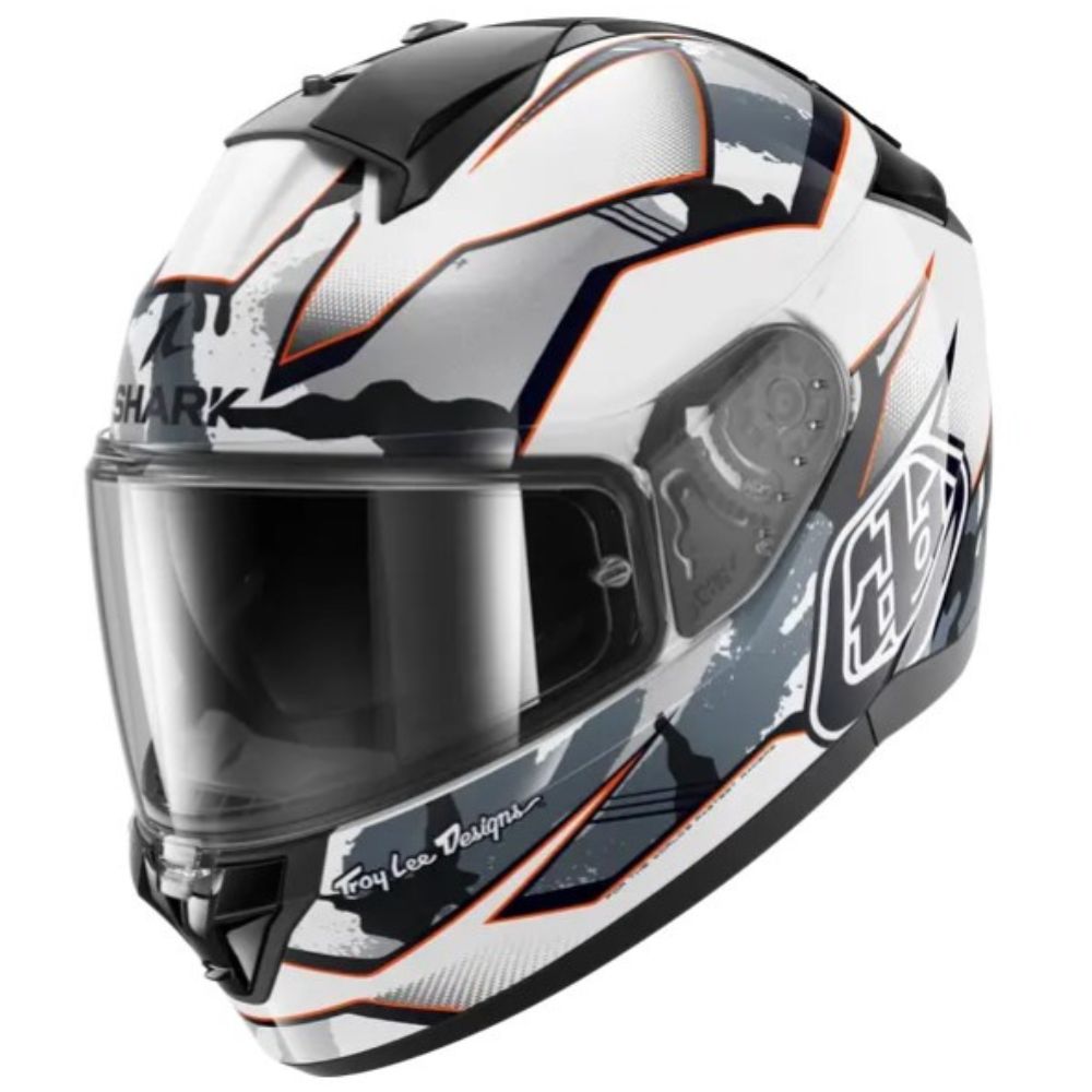 KACIGA-RIDILL 2 - HE1107E WSR MATRIX-XL-WHITE SILVER RED-SHARK