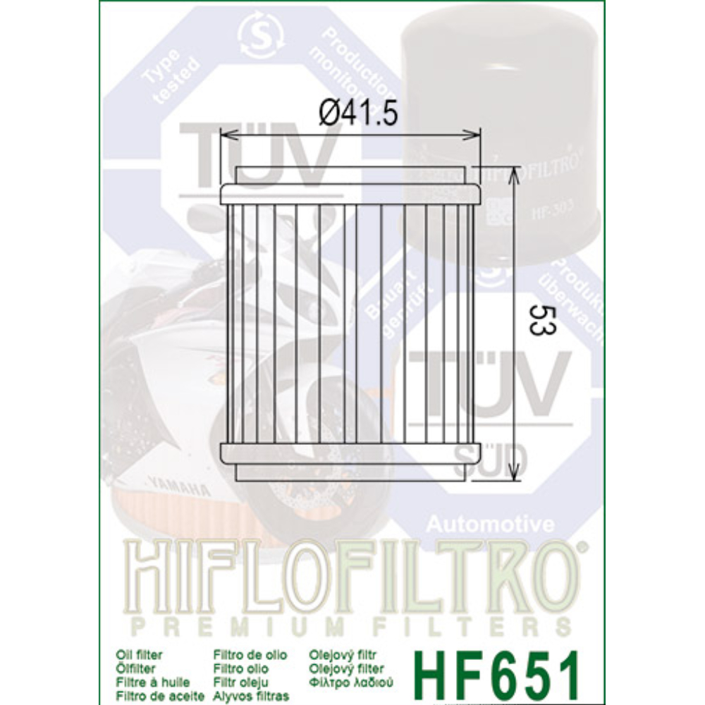 FILTER ULJA-HF651---HIFLO
