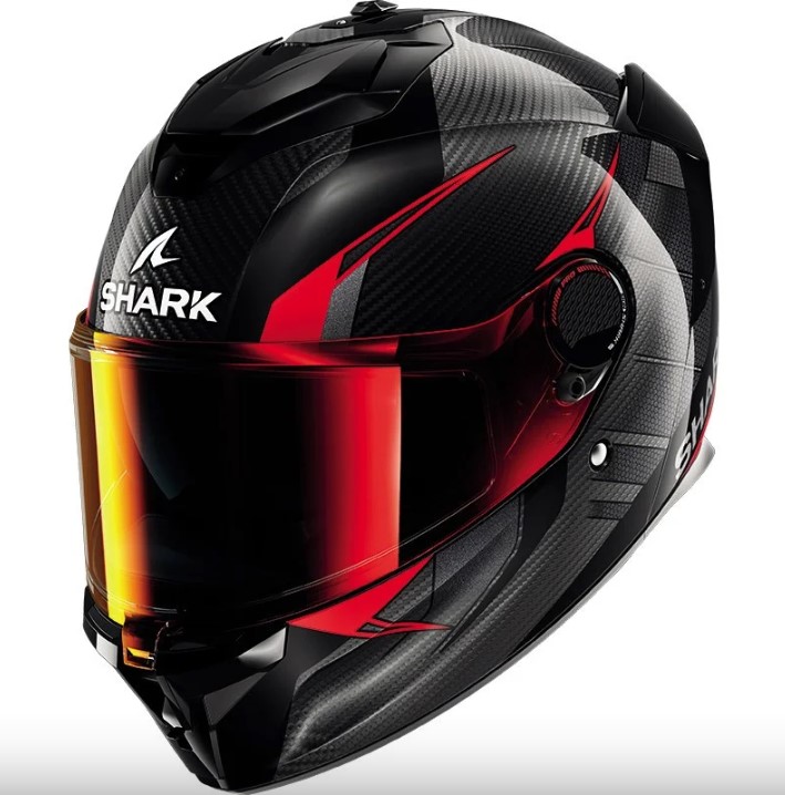 KACIGA-SPARTAN GT PRO KULTRAM CARBON-HE1310E-L-DKR BLACK RED-SHARK