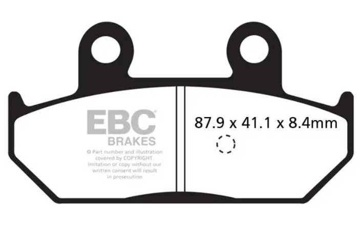 KOČIONE PLOČICE-230.SFA412 EBC---EBC