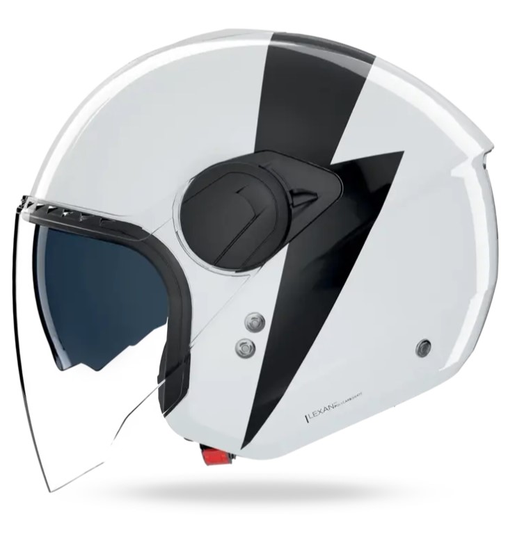 KACIGA-N20-2 VISOR IMPETO 345-L-L-PERLA NERO-NOLAN GROUP