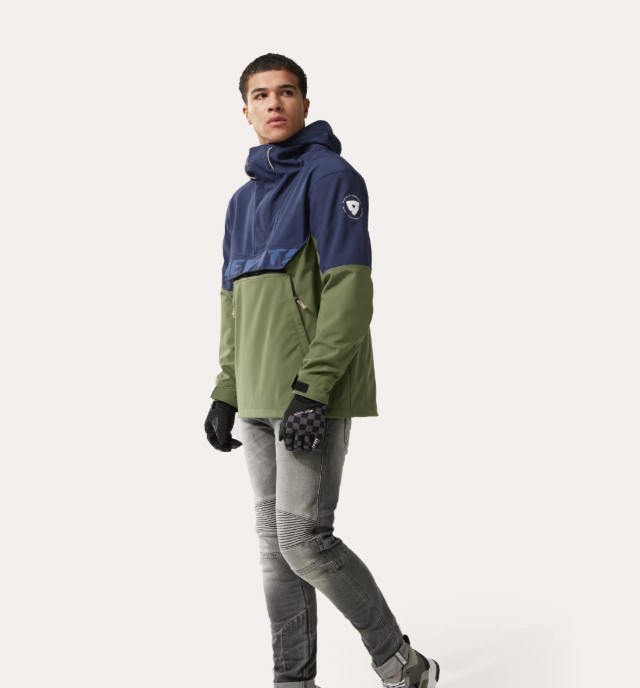 JAKNA-Smock Photon Dark FJT417-M-DARK BLUE GREEN-REVIT