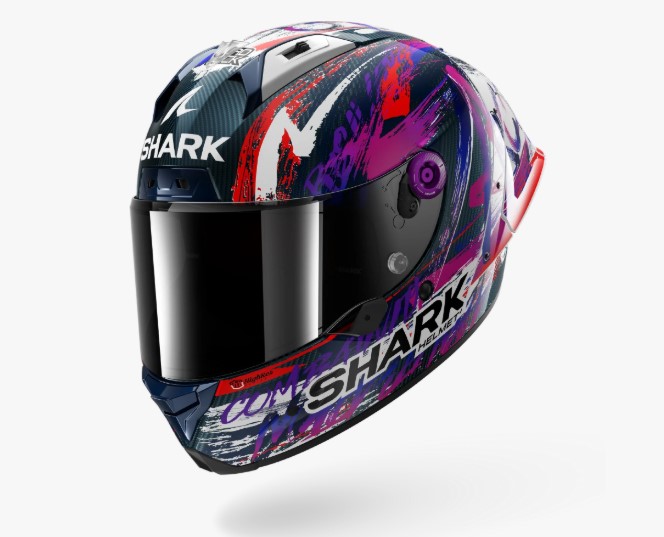 KACIGA-HE1052E AERON GP ZARCO SIGNATURE-S-CARBON WHITE VIOLET-SHARK