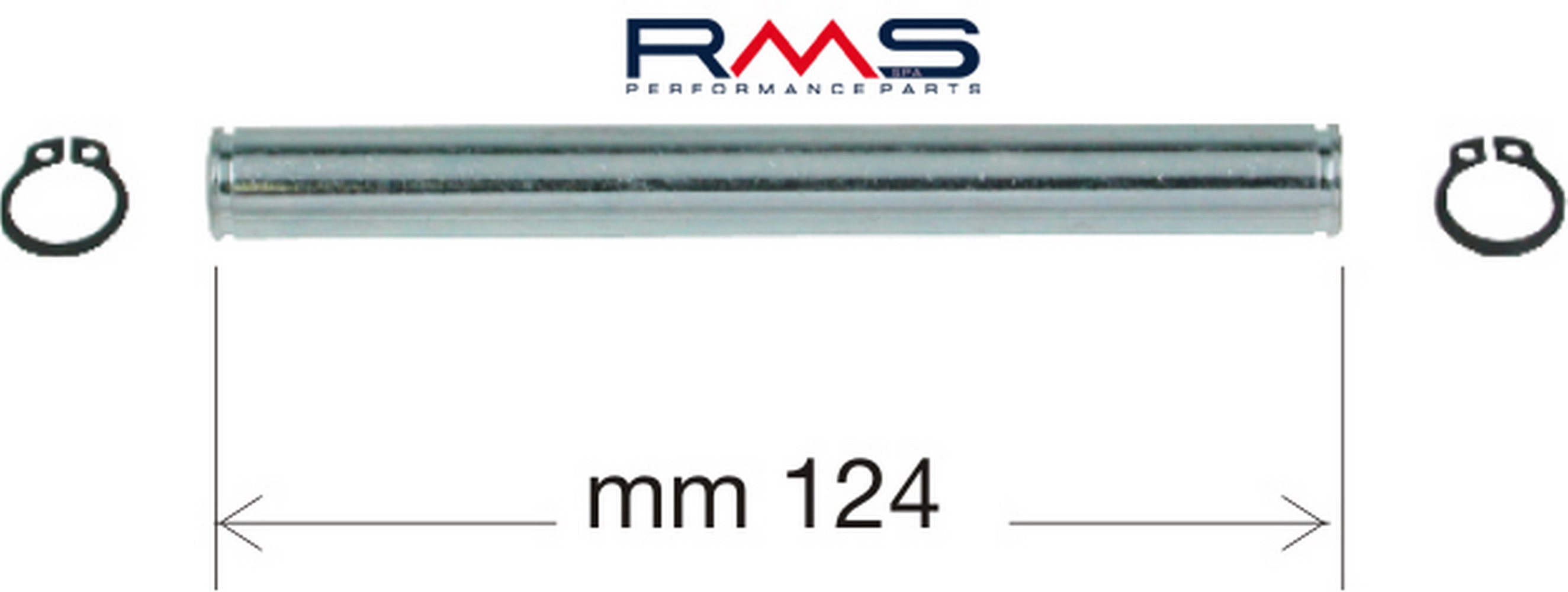 Central stand spring and pin kit RMS 121619190